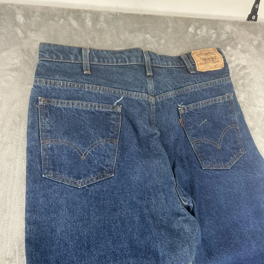 Vintage Levi's 517 Jeans Mens 38x31 Blue Med Wash Regular Bootcut Denim USA